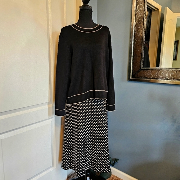 Max Studio Knit Sweater Skirt Set